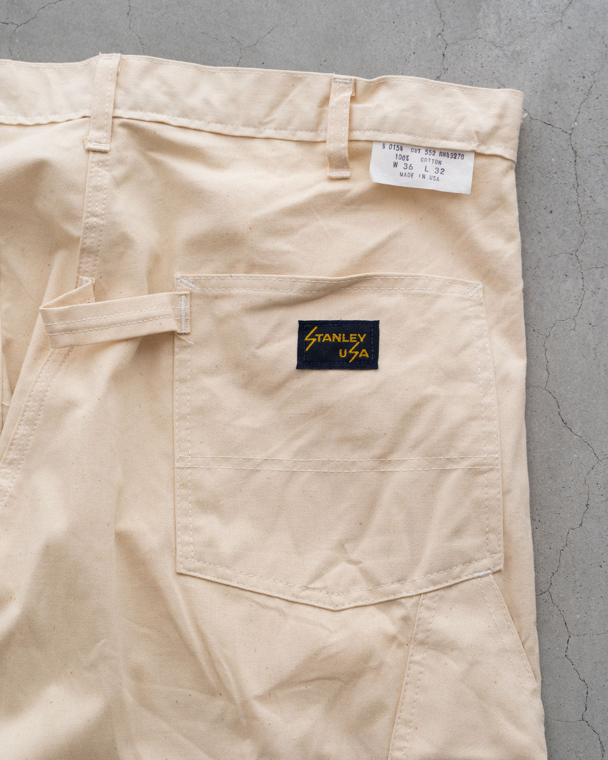 【DEADSTOCK】80s Stanray Double Knee Painter Pants "Old Tag"