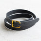 【ITUAIS】 Aproveitar Leather Belt "Um"