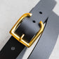 【ITUAIS】 Aproveitar Leather Belt "Um"