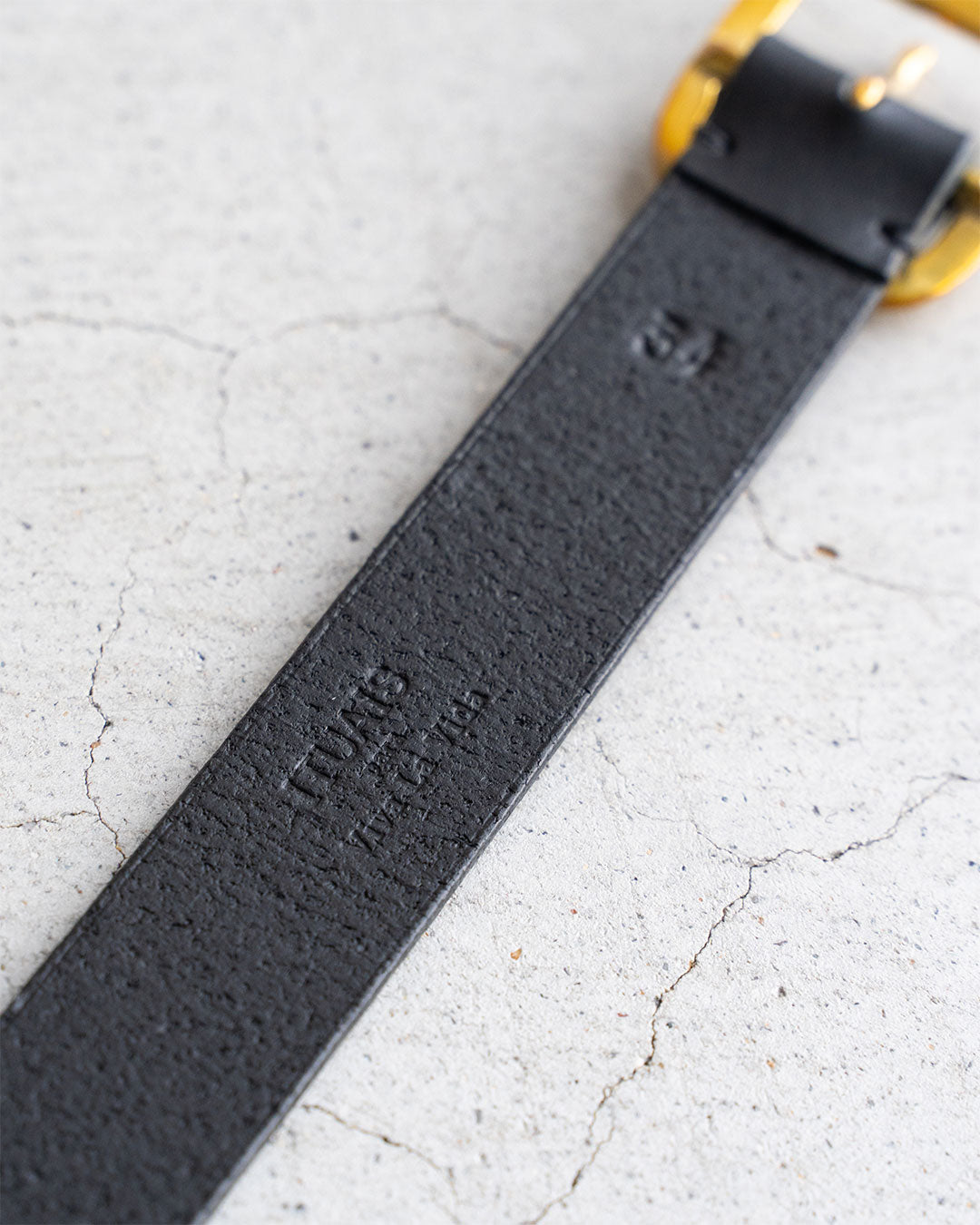 【ITUAIS】 Aproveitar Leather Belt "Um"