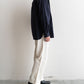 【STILL BY HAND】Regular Collar Shirts "Navy Stripe"