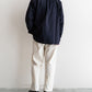 【STILL BY HAND】Regular Collar Shirts "Navy Stripe"