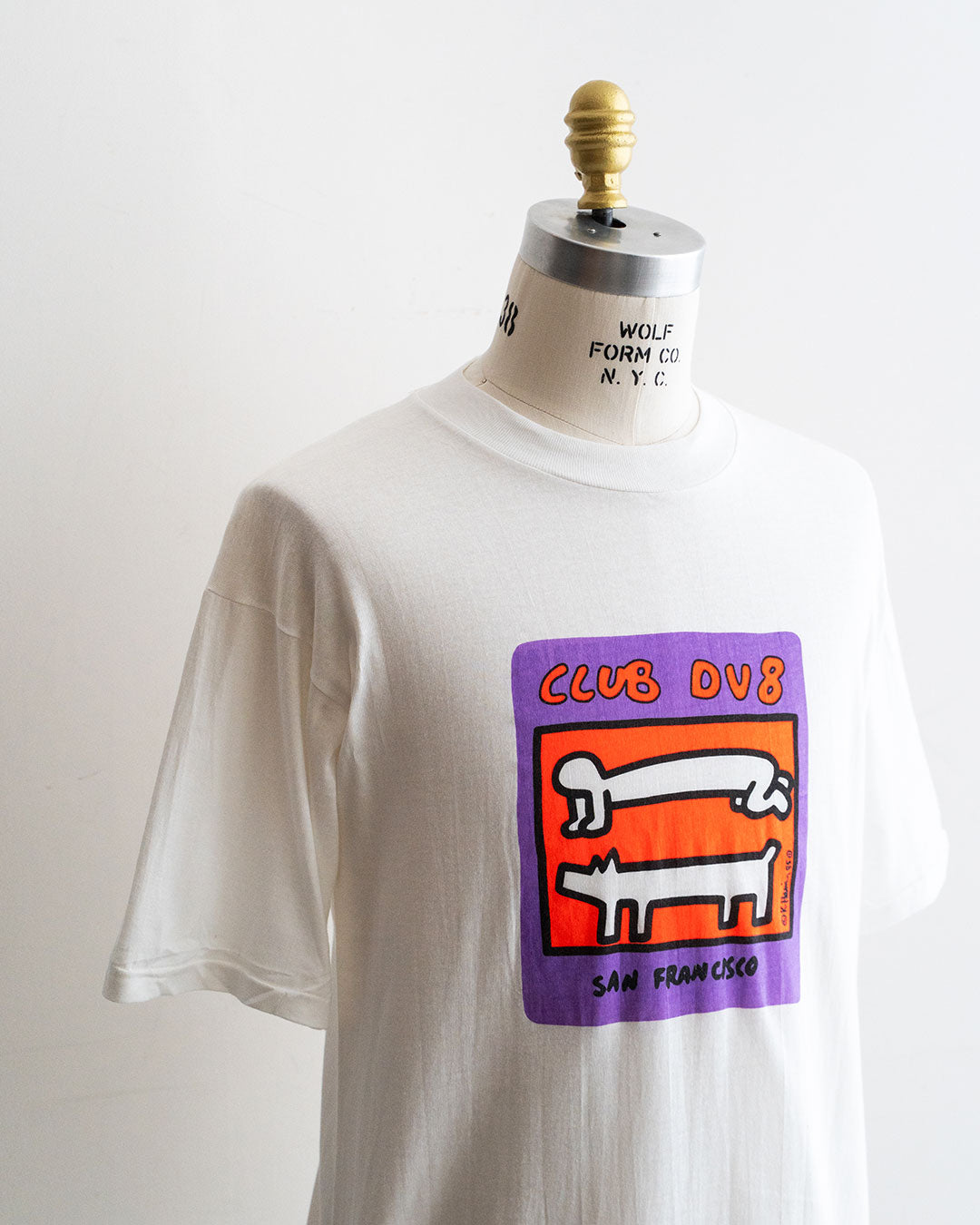 【DEADSTOCK】80s Keith Haring 『CLUB DV 8 San Francisco』