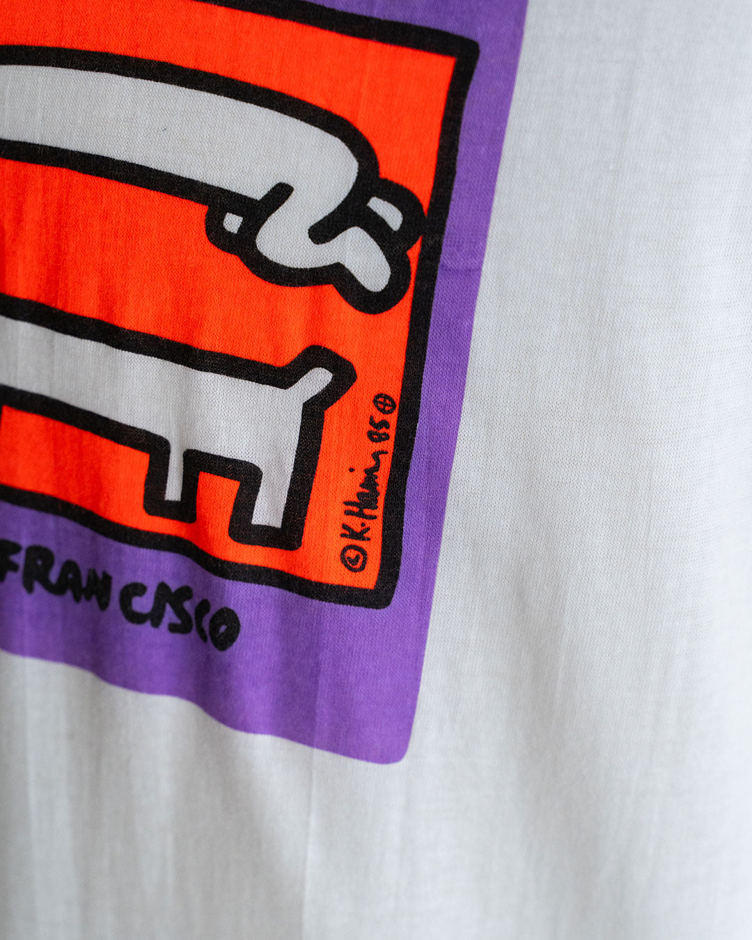 【DEADSTOCK】80s Keith Haring 『CLUB DV 8 San Francisco』