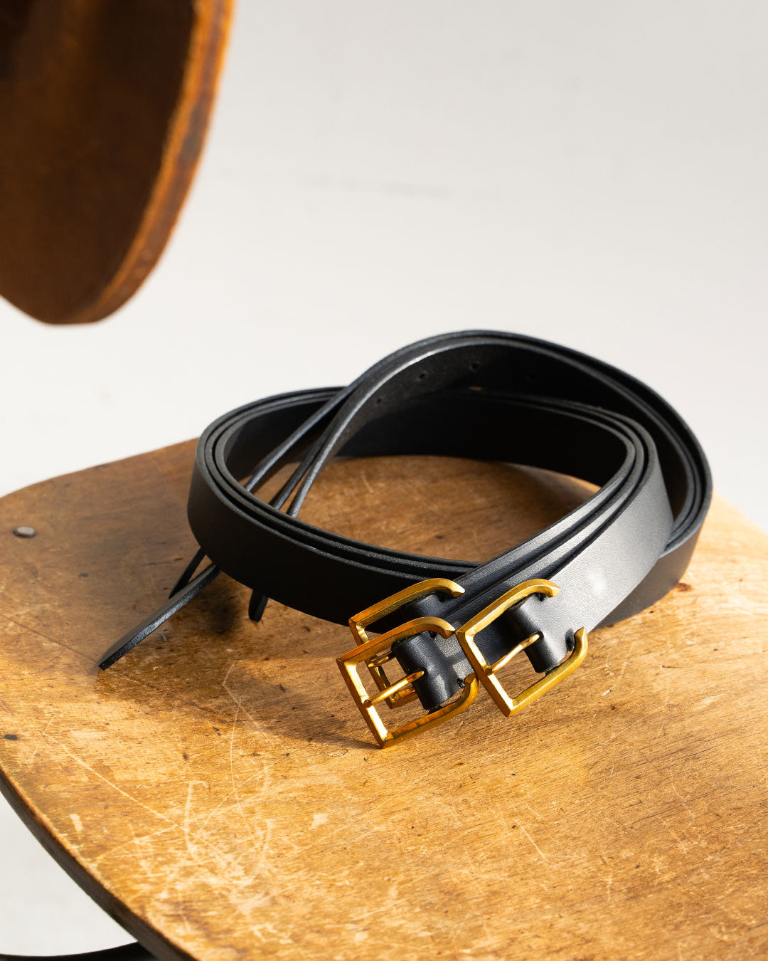 【ITUAIS】 Aproveitar Leather Belt "Um"