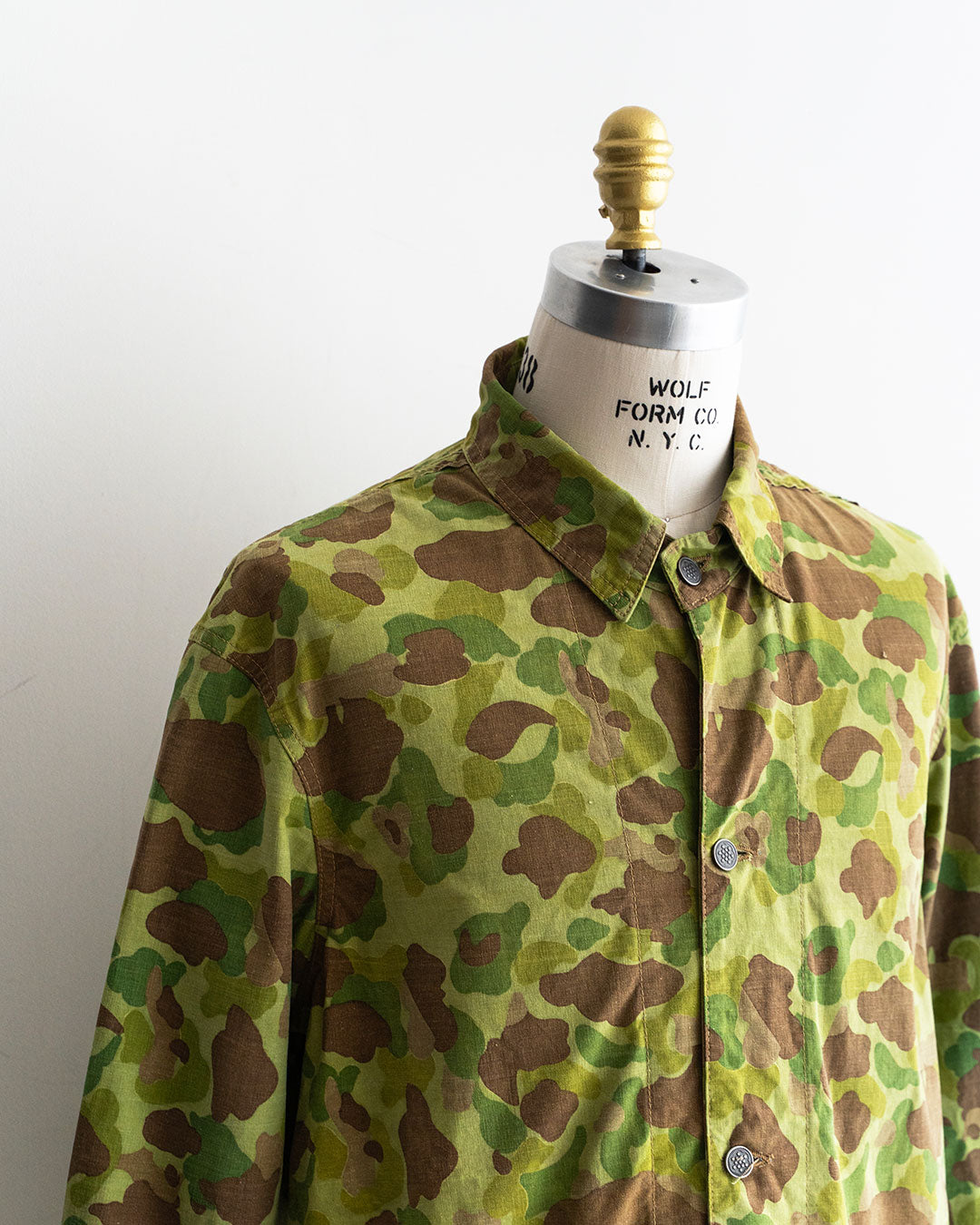 【HEXICO】Custom Coverall Jacket 『1940s WW2-Era USMC Frog Skin Shelter Half』①