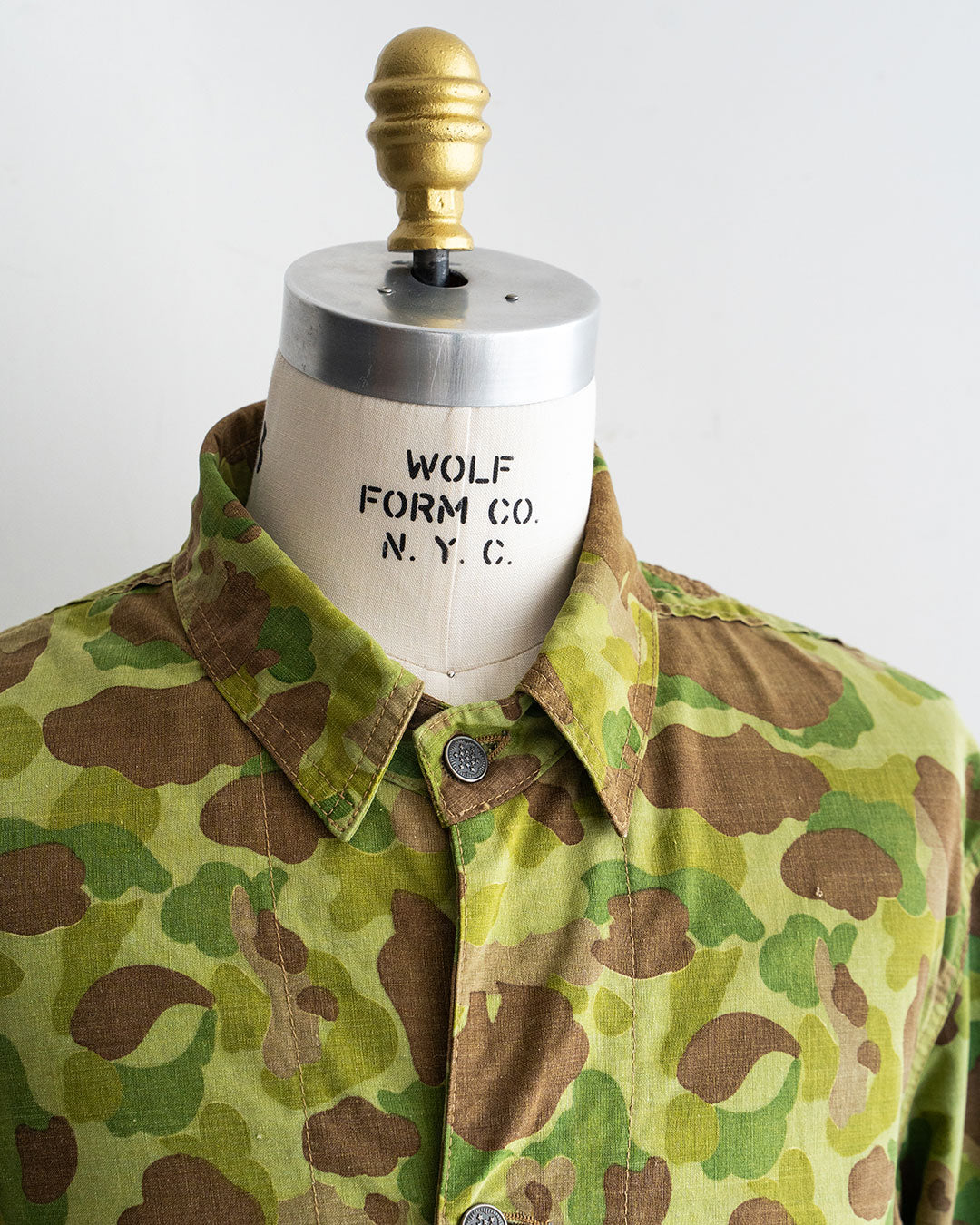 【HEXICO】Custom Coverall Jacket 『1940s WW2-Era USMC Frog Skin Shelter Half』①