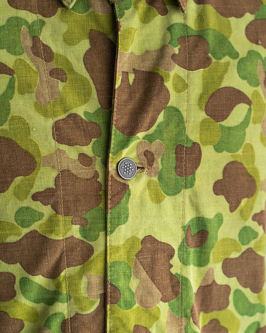【HEXICO】Custom Coverall Jacket 『1940s WW2-Era USMC Frog Skin Shelter Half』①