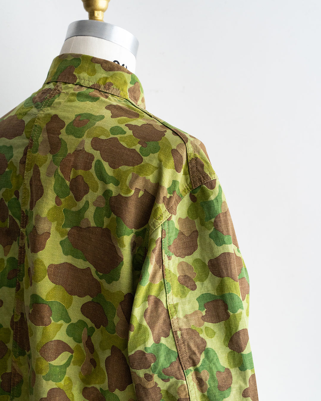 【HEXICO】Custom Coverall Jacket 『1940s WW2-Era USMC Frog Skin Shelter Half』①