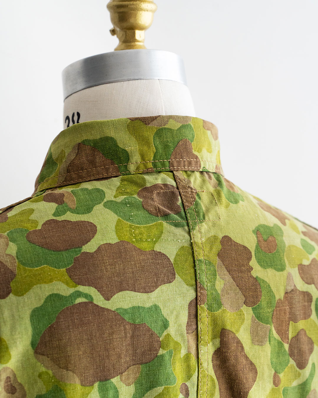 【HEXICO】Custom Coverall Jacket 『1940s WW2-Era USMC Frog Skin Shelter Half』①