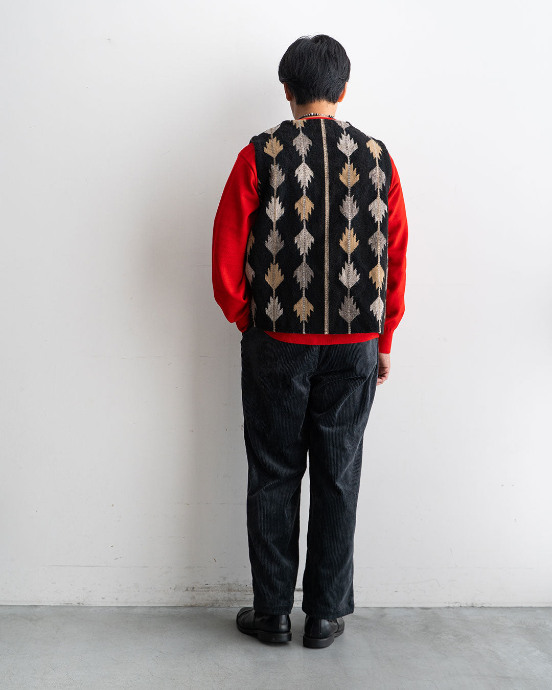 【Hilos De Tradición】Rug Vest 『TRIGO』  Oaxaca Handwoven