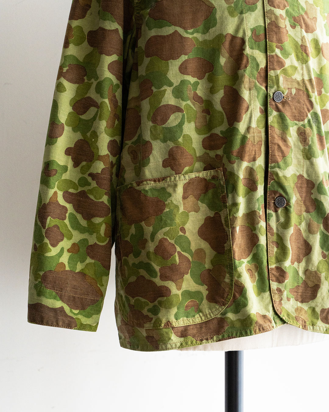 【HEXICO】Custom Coverall Jacket 『1940s WW2-Era USMC Frog Skin Shelter Half』②