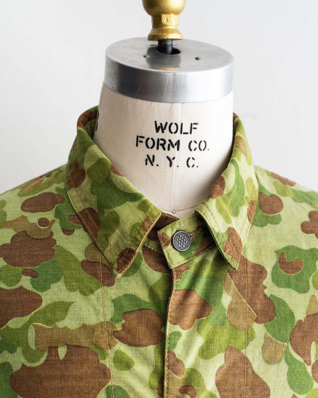 【HEXICO】Custom Coverall Jacket 『1940s WW2-Era USMC Frog Skin Shelter Half』②