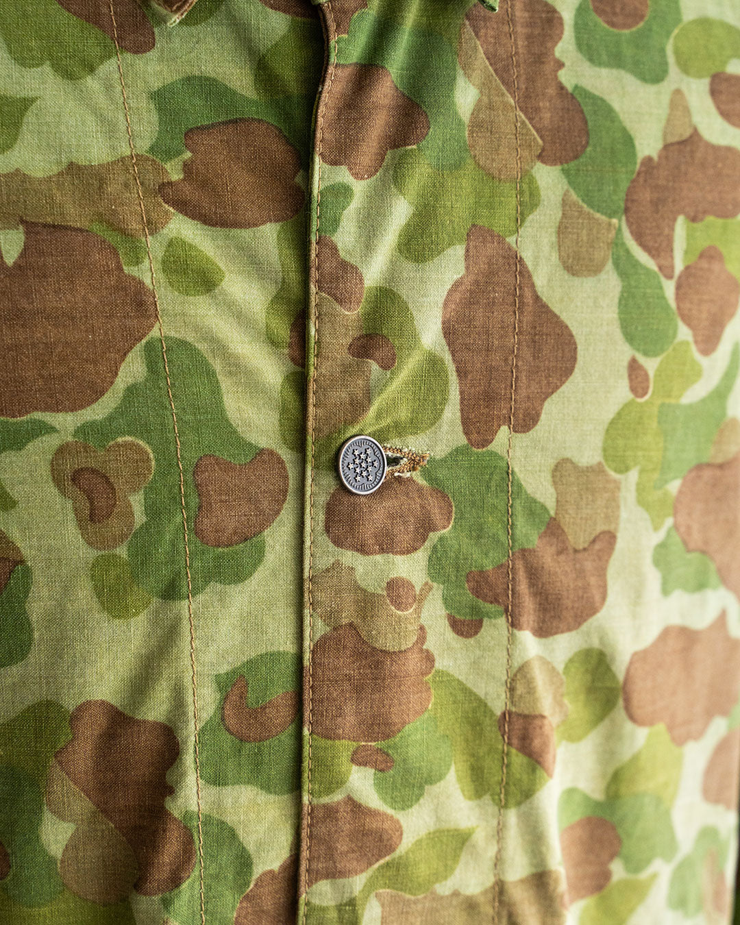【HEXICO】Custom Coverall Jacket 『1940s WW2-Era USMC Frog Skin Shelter Half』②