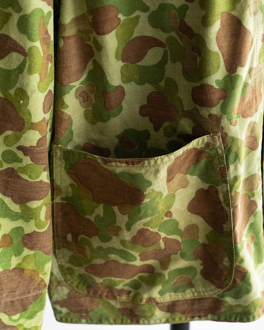 【HEXICO】Custom Coverall Jacket 『1940s WW2-Era USMC Frog Skin Shelter Half』②