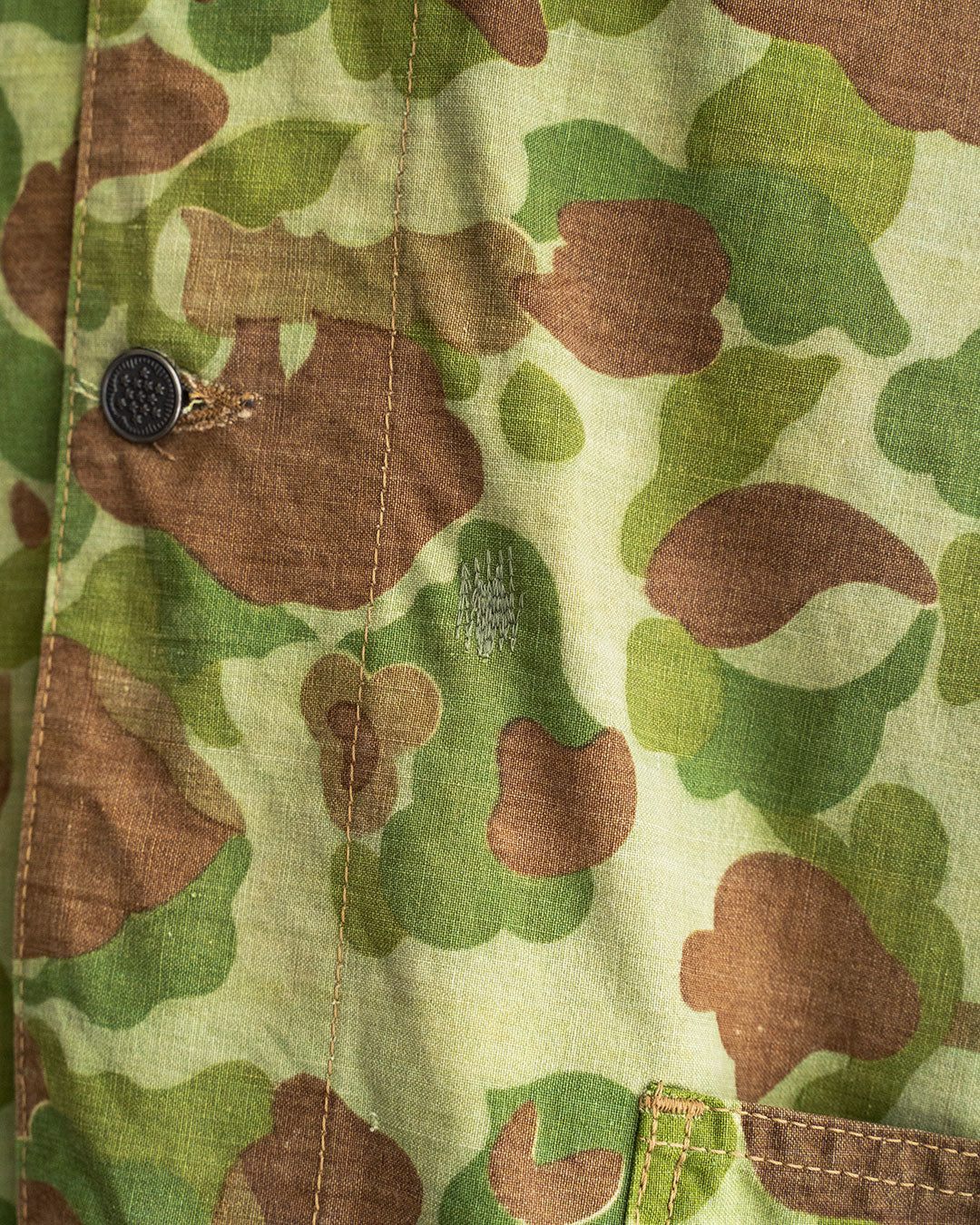 【HEXICO】Custom Coverall Jacket 『1940s WW2-Era USMC Frog Skin Shelter Half』②