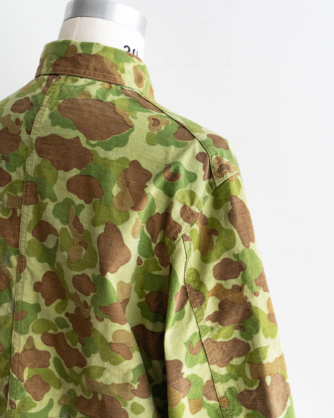 【HEXICO】Custom Coverall Jacket 『1940s WW2-Era USMC Frog Skin Shelter Half』②