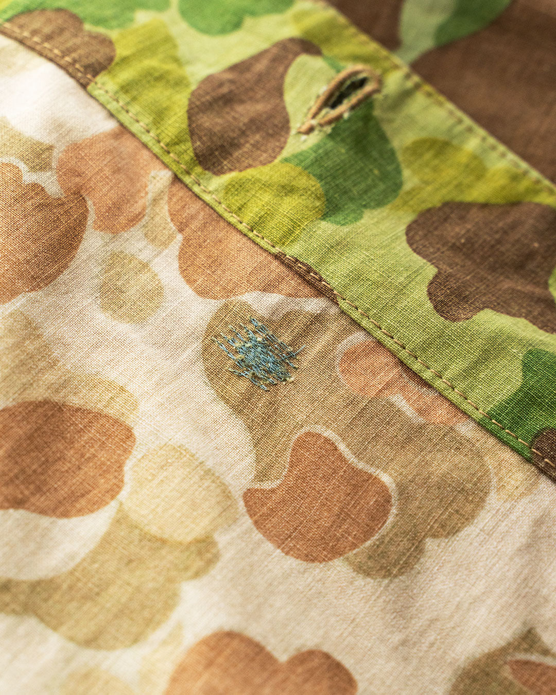 【HEXICO】Custom Coverall Jacket 『1940s WW2-Era USMC Frog Skin Shelter Half』②