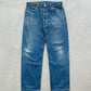 【HEXICO】Hand-Stitched Used 501 『Made In U.S.A』 ①