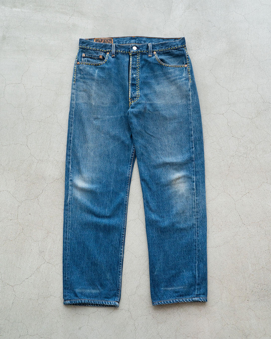 【HEXICO】Hand-Stitched Used 501 『Made In U.S.A』 ①