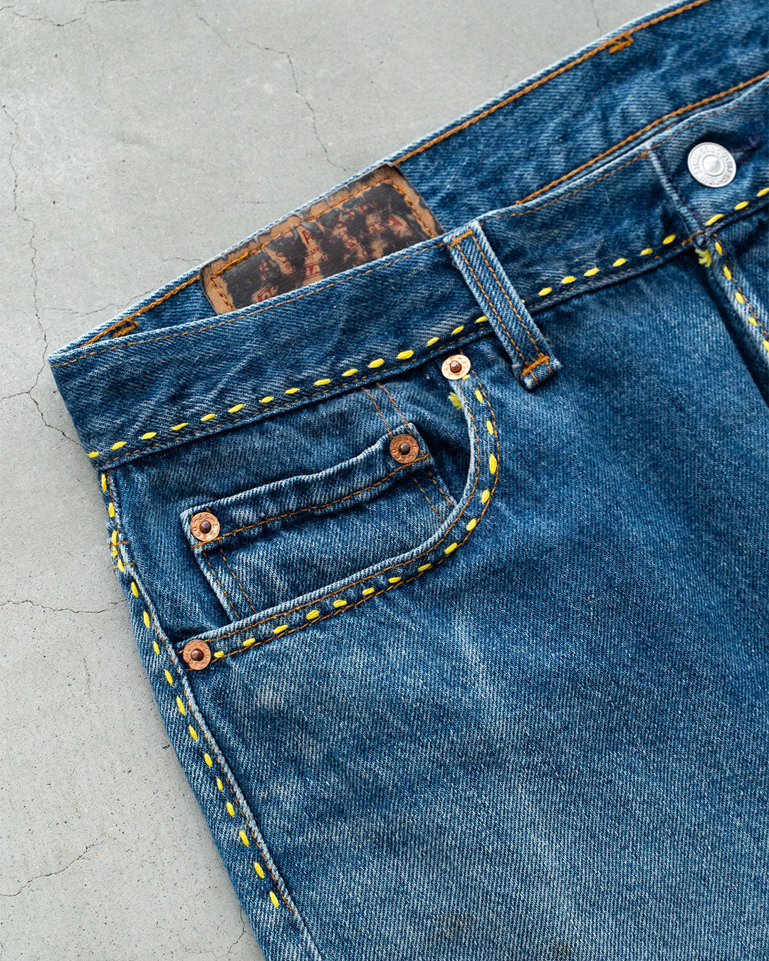 【HEXICO】Hand-Stitched Used 501 『Made In U.S.A』 ①