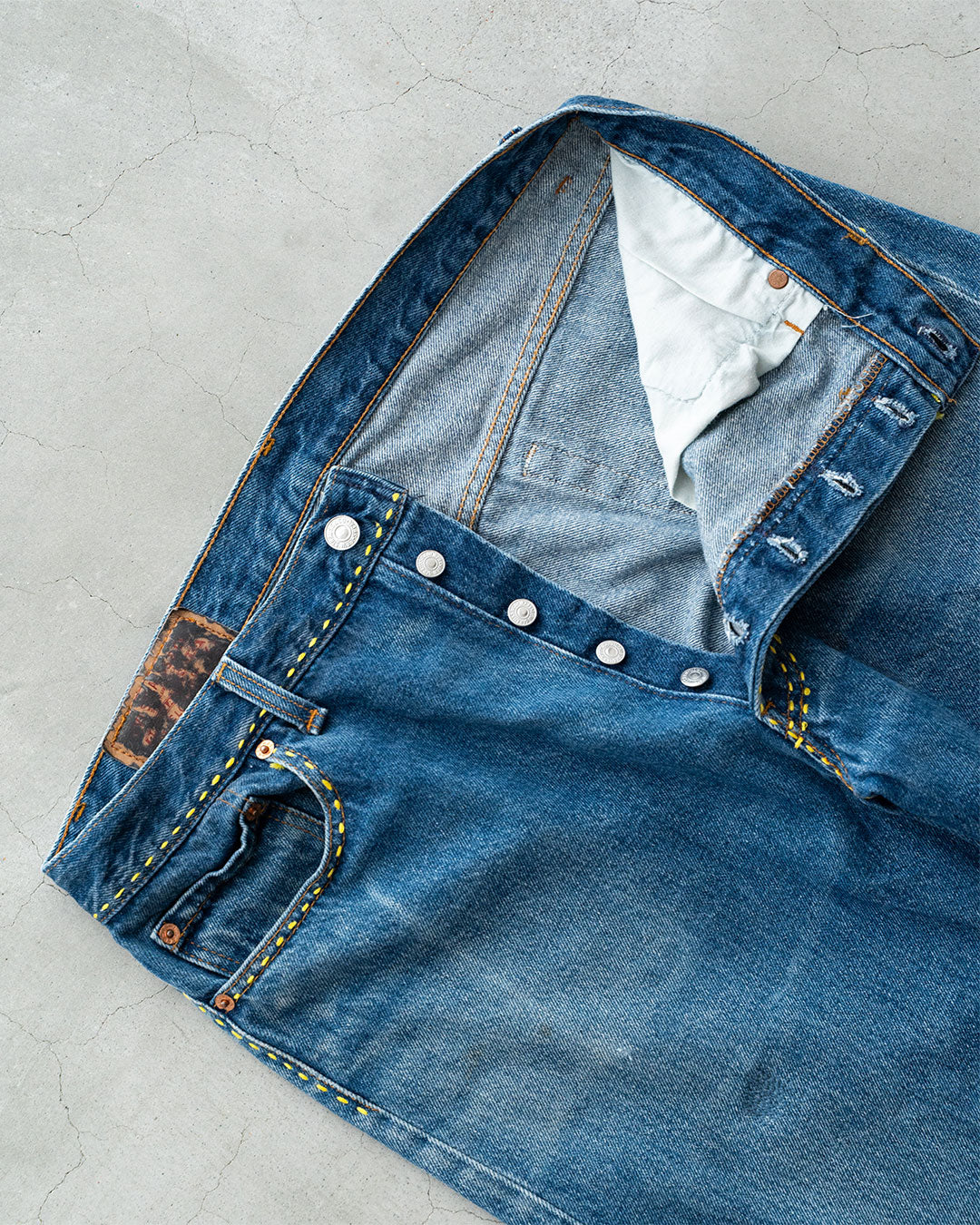 【HEXICO】Hand-Stitched Used 501 『Made In U.S.A』 ①