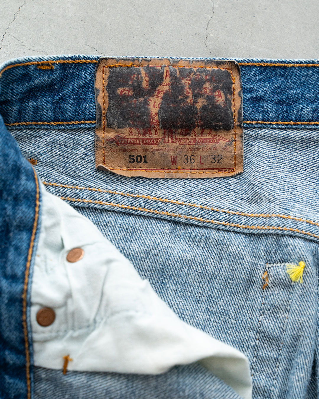 【HEXICO】Hand-Stitched Used 501 『Made In U.S.A』 ①