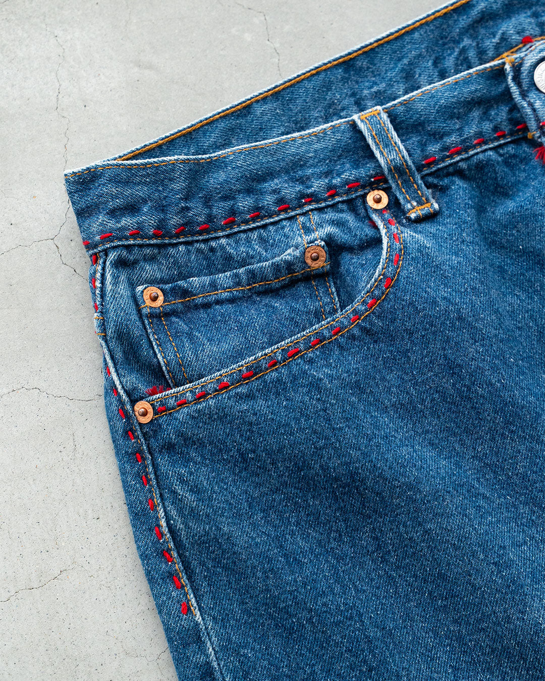 【HEXICO】Hand-Stitched Used 501 『Made In U.S.A』②