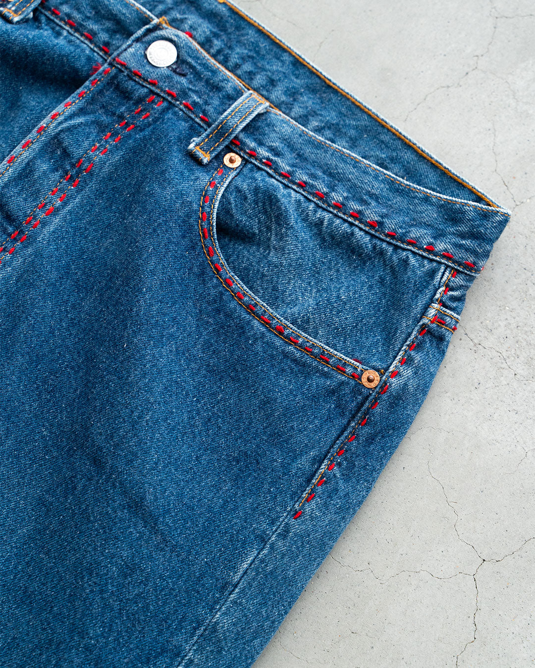【HEXICO】Hand-Stitched Used 501 『Made In U.S.A』②