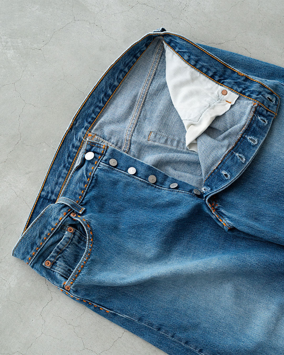 【HEXICO】Hand-Stitched Used 501 『Made In U.S.A』③