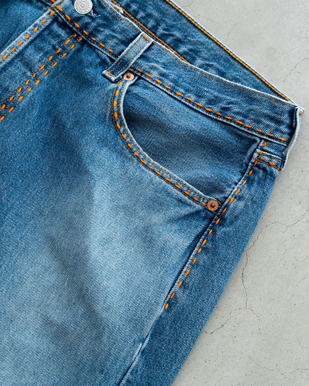 【HEXICO】Hand-Stitched Used 501 『Made In U.S.A』③