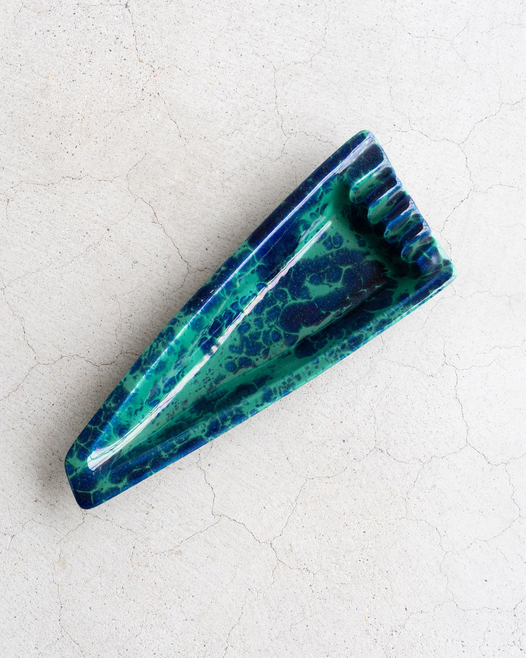 【VINTAGE】60s Mid Century Marble Ashtray "Made In USA"