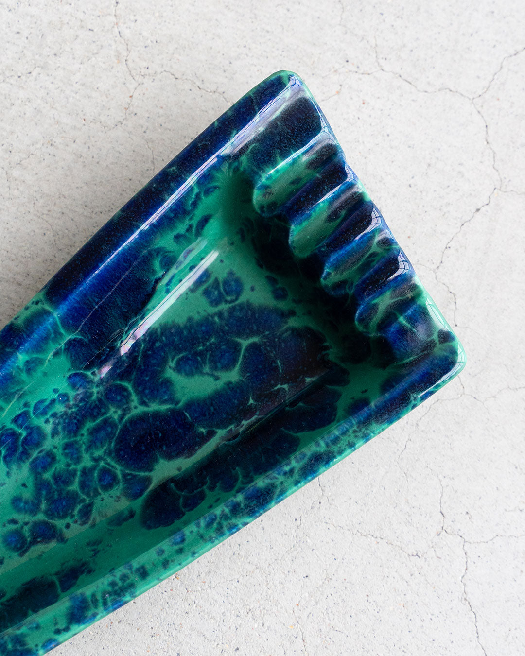 【VINTAGE】60s Mid Century Marble Ashtray "Made In USA"