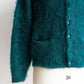 【Authentic Reproduction Products】Premium Classic Mohair Cardigan W/Pocket『Sapphire Blue』