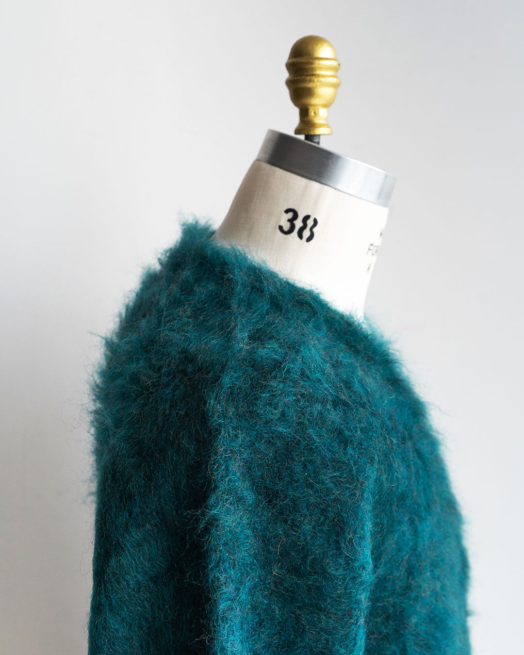 【Authentic Reproduction Products】Premium Classic Mohair Cardigan W/Pocket『Sapphire Blue』