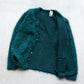 【Authentic Reproduction Products】Premium Classic Mohair Cardigan W/Pocket『Sapphire Blue』
