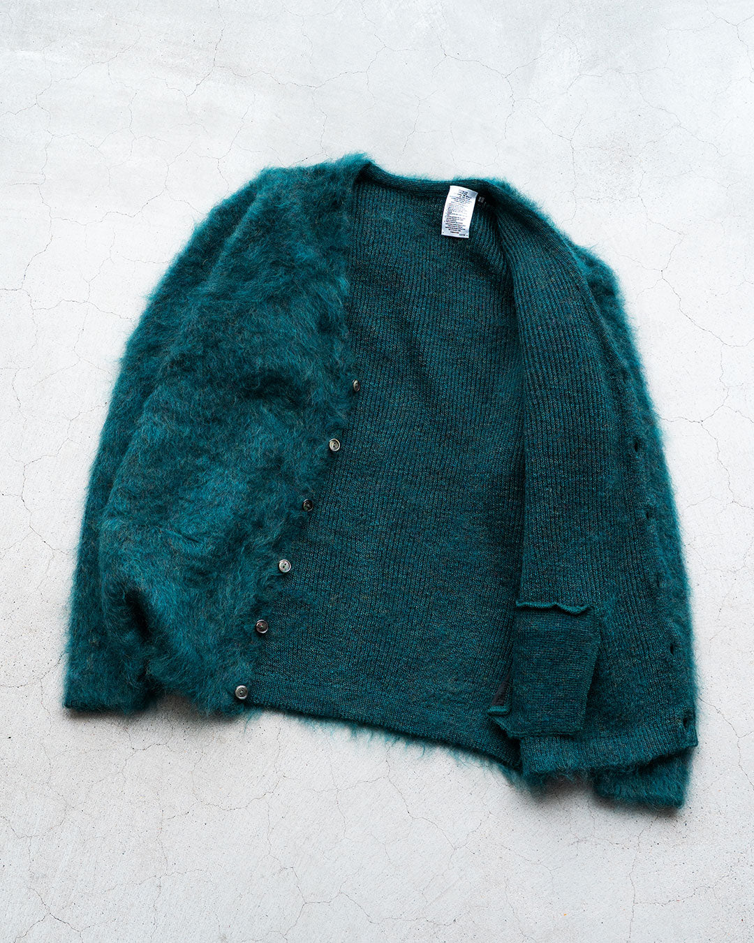 【Authentic Reproduction Products】Premium Classic Mohair Cardigan W/Pocket『Sapphire Blue』