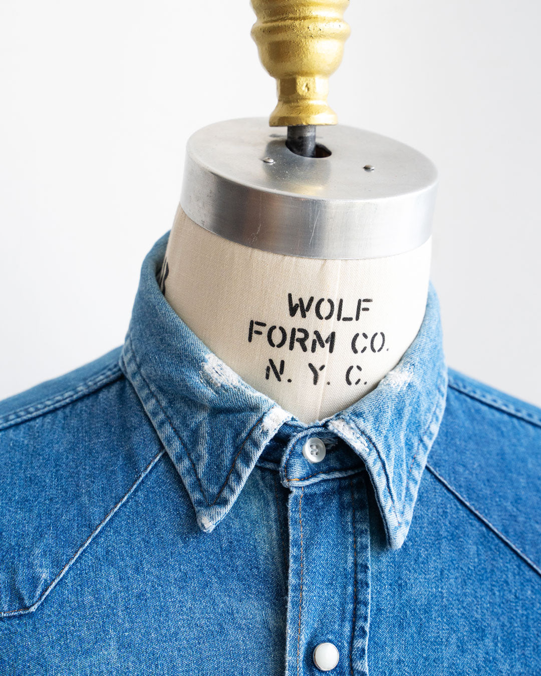 【HEXICO】Short Denim Western 『80-90s Western Shirt』①