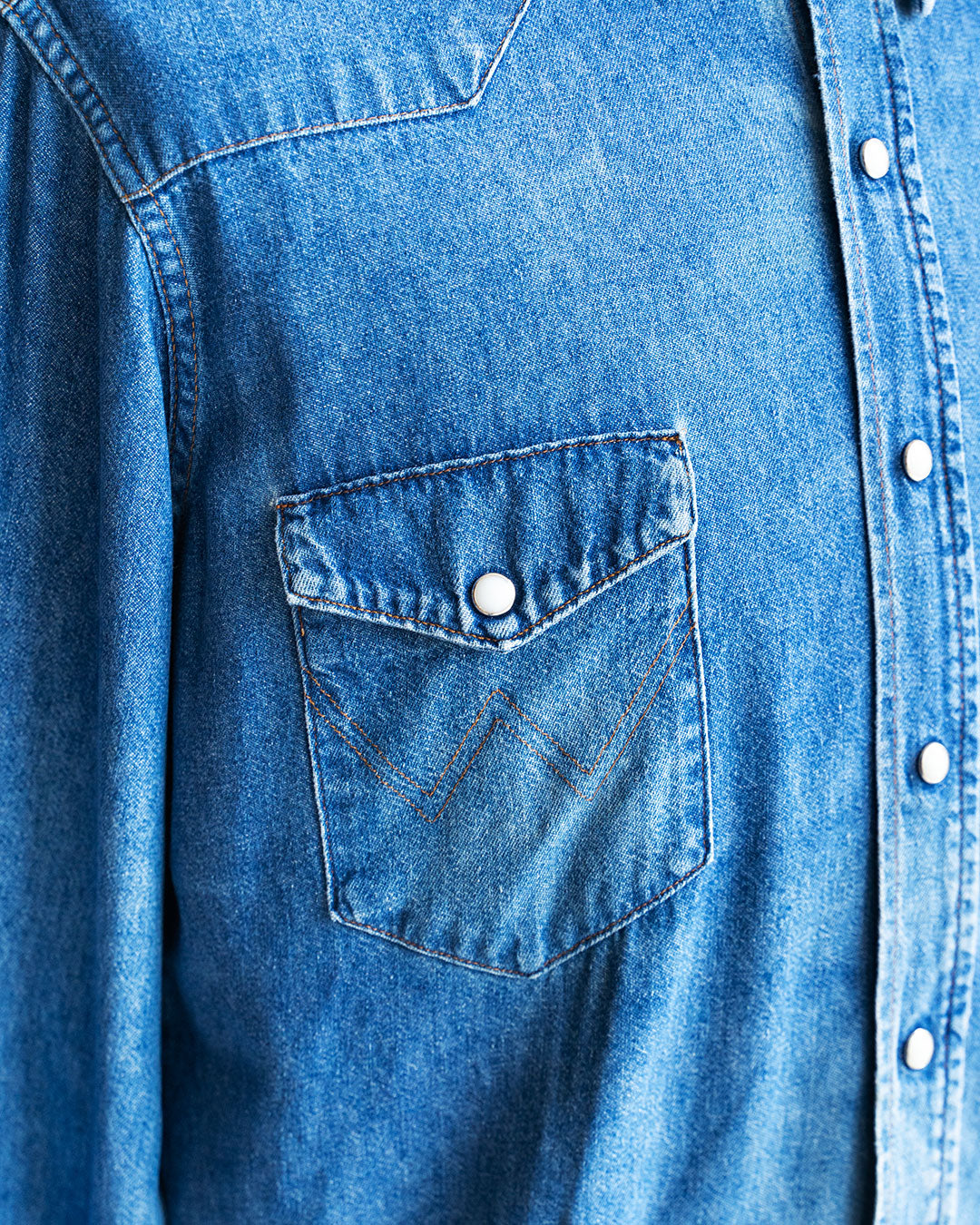 【HEXICO】Short Denim Western 『80-90s Western Shirt』①
