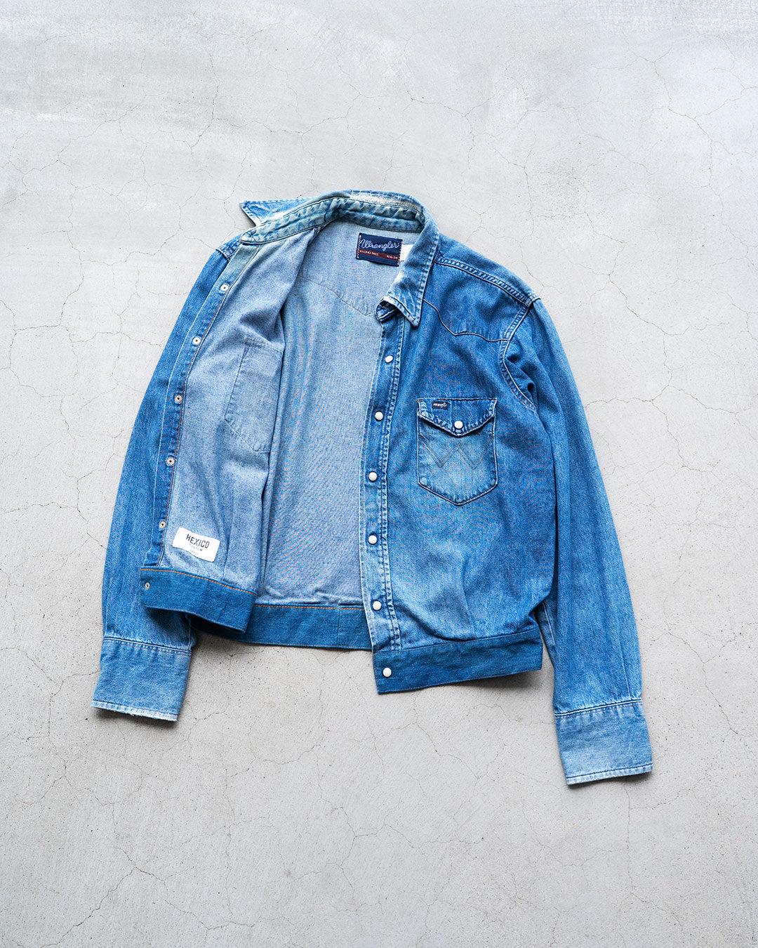 【HEXICO】Short Denim Western 『80-90s Western Shirt』①