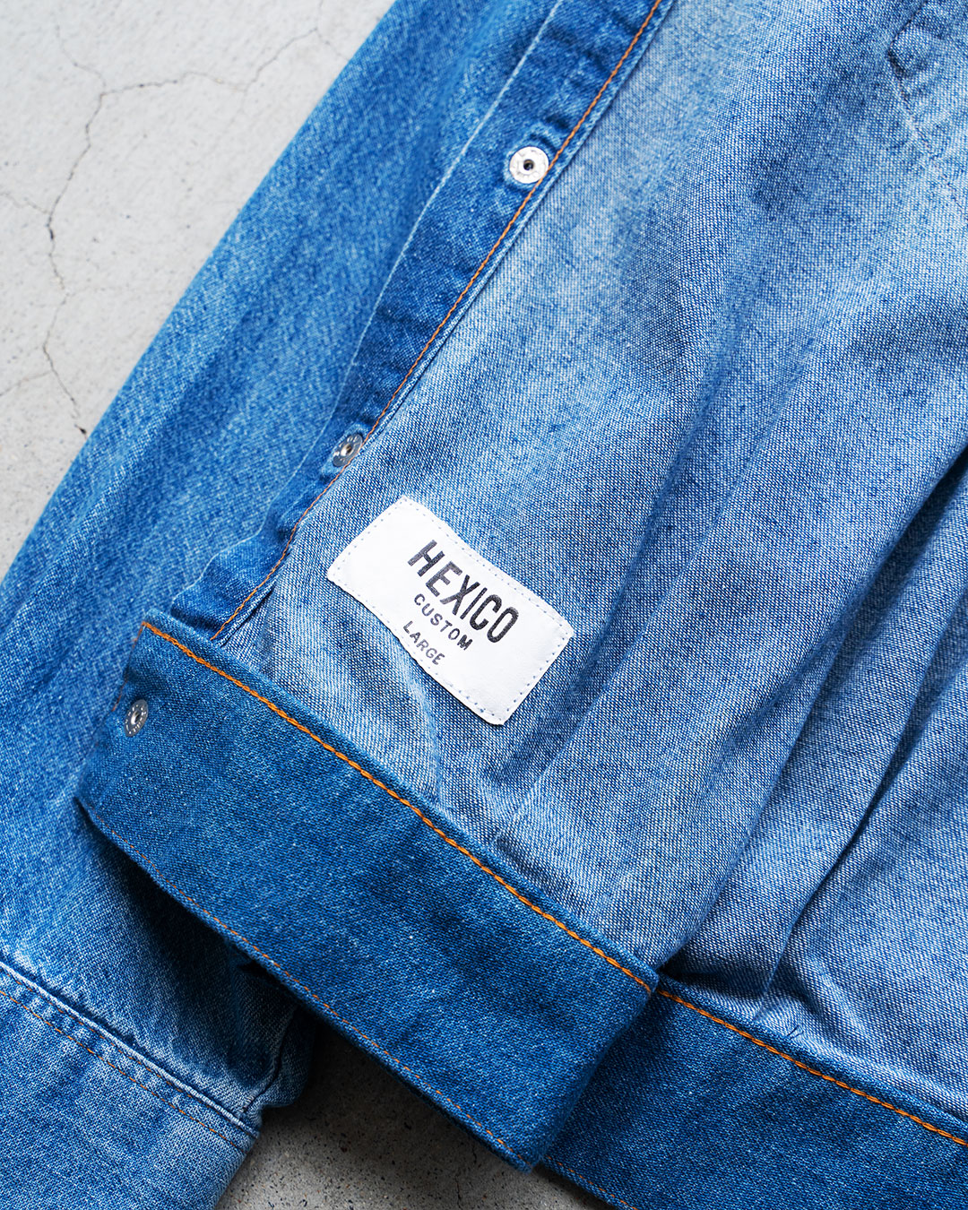 【HEXICO】Short Denim Western 『80-90s Western Shirt』①