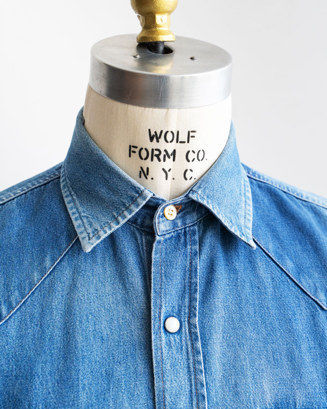 【HEXICO】Short Denim Western 『80-90s Western Shirt』②