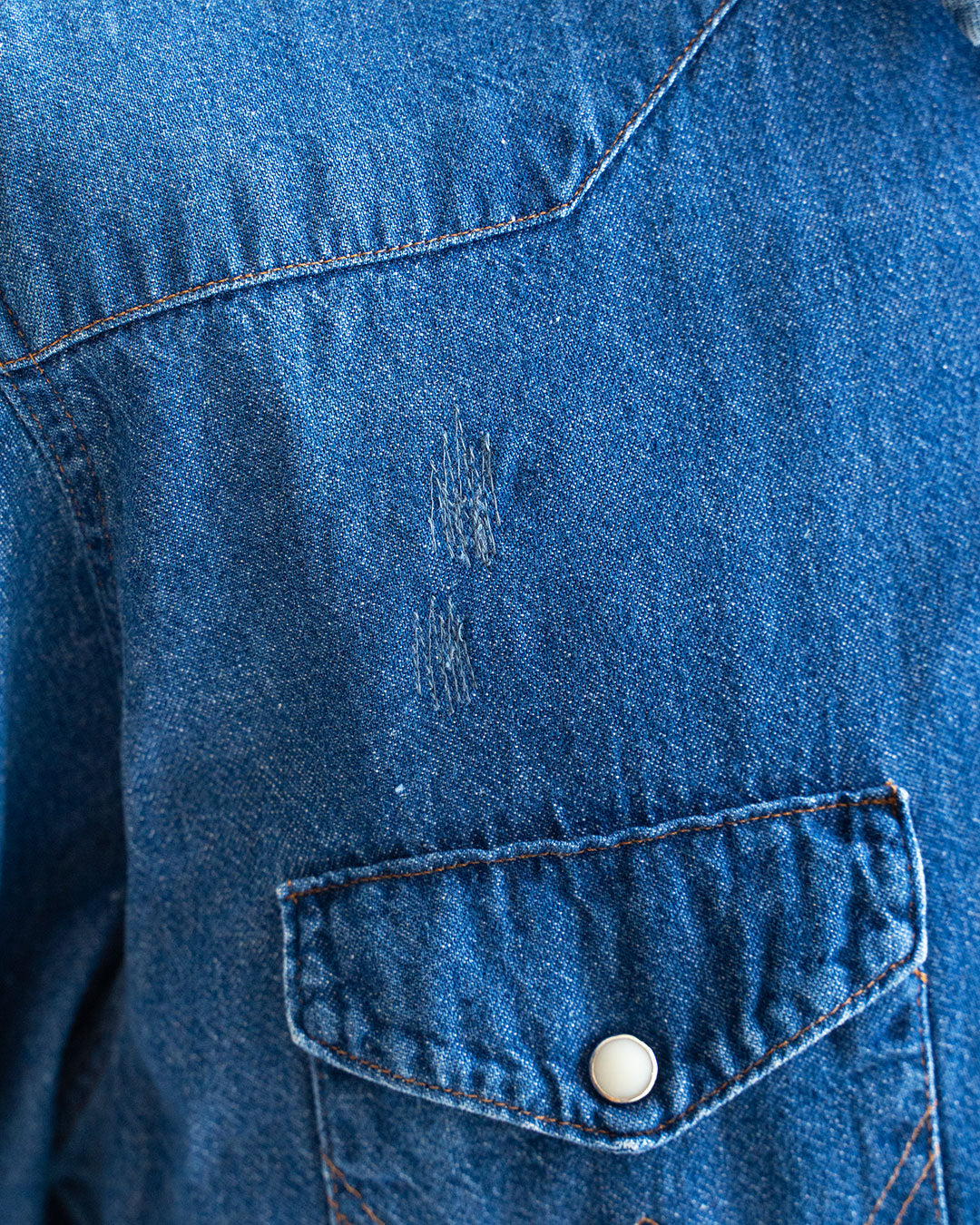 【HEXICO】Short Denim Western 『80-90s Western Shirt』③