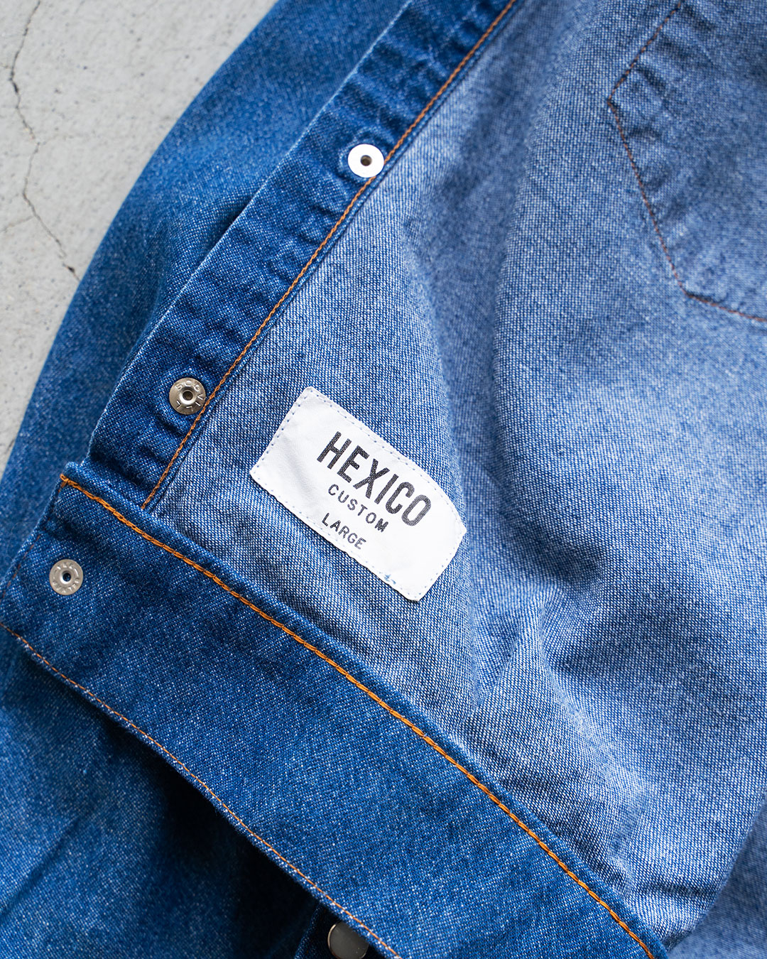 【HEXICO】Short Denim Western 『80-90s Western Shirt』③