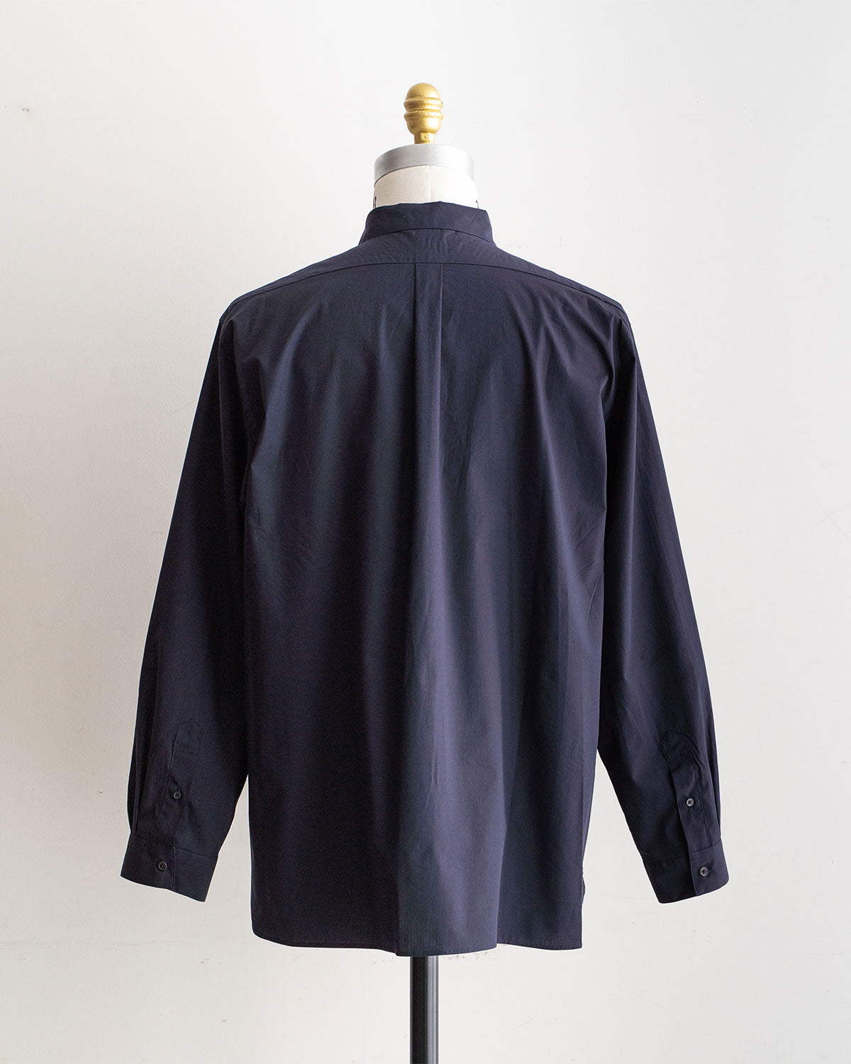 【STILL BY HAND】Regular Collar Shirts "Navy Stripe"
