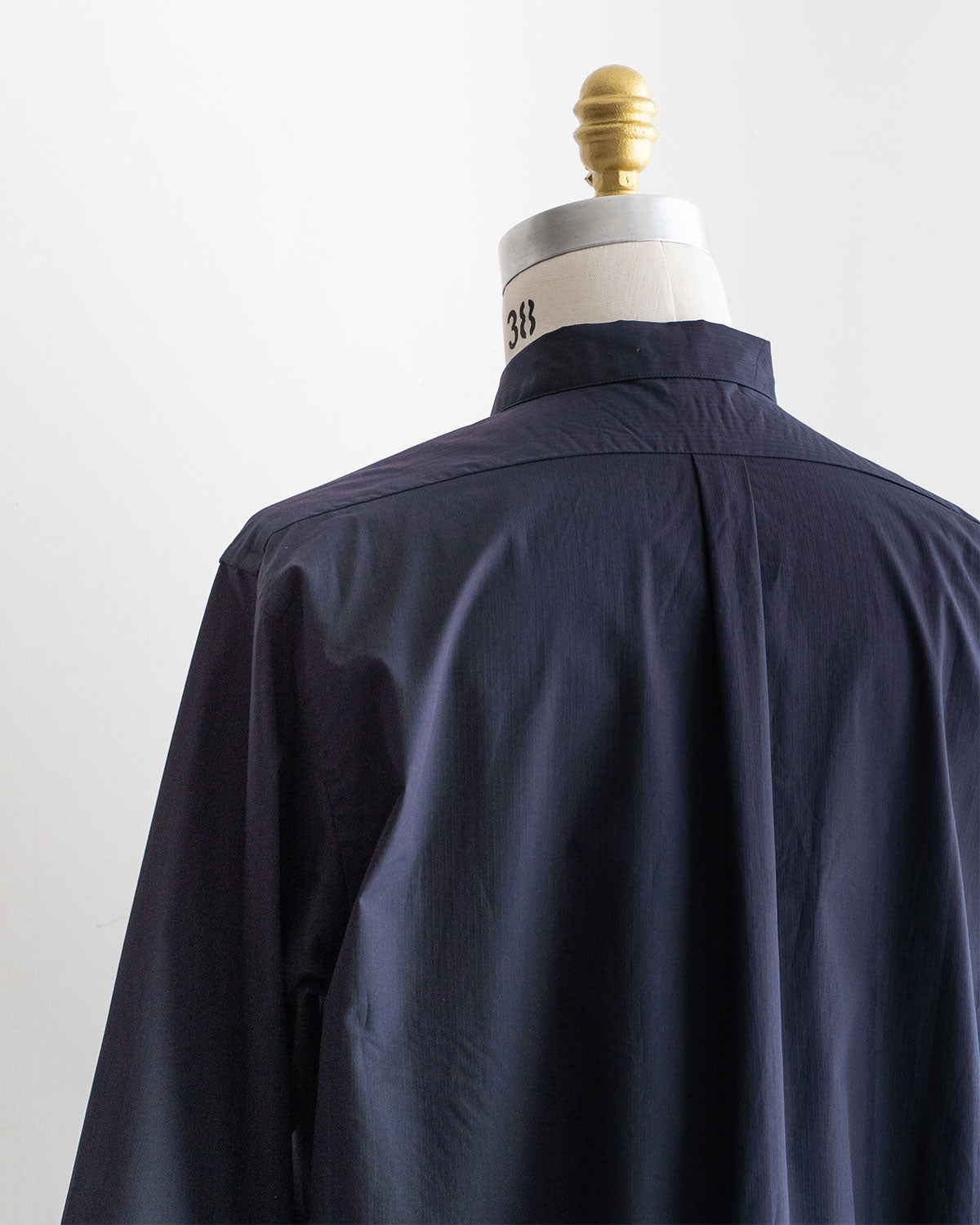 【STILL BY HAND】Regular Collar Shirts "Navy Stripe"