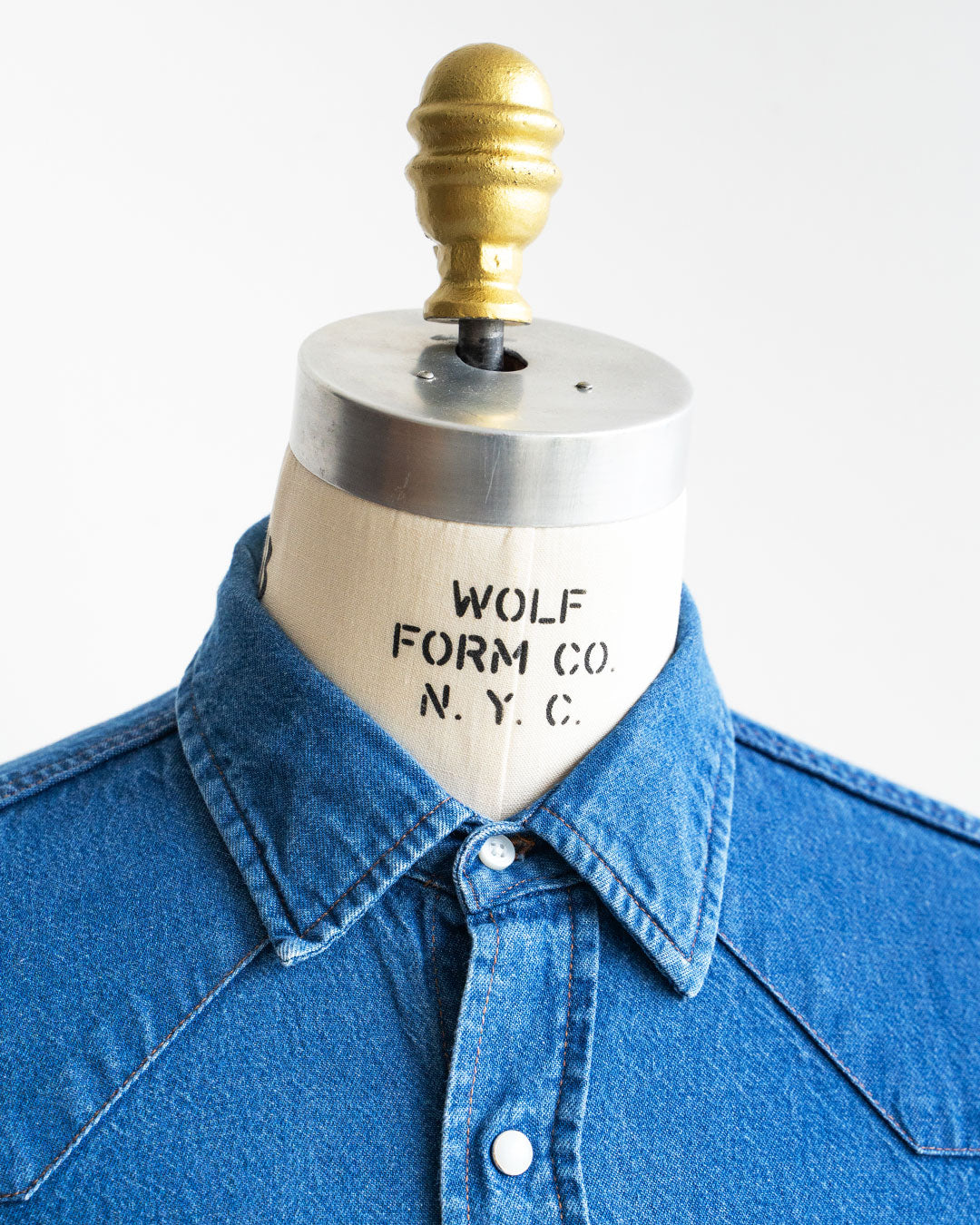【HEXICO】Short Denim Western 『80-90s Western Shirt』④