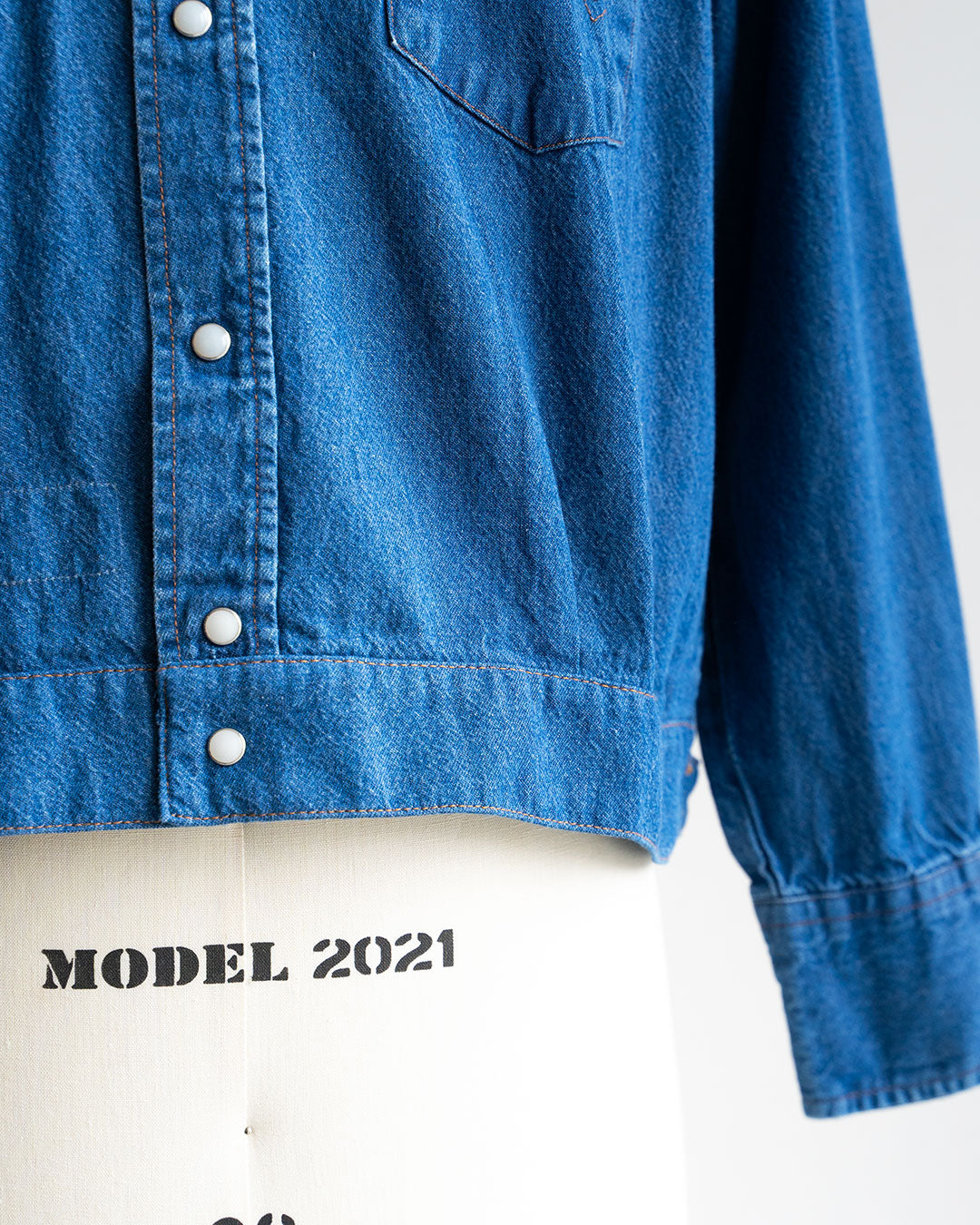 【HEXICO】Short Denim Western 『80-90s Western Shirt』④
