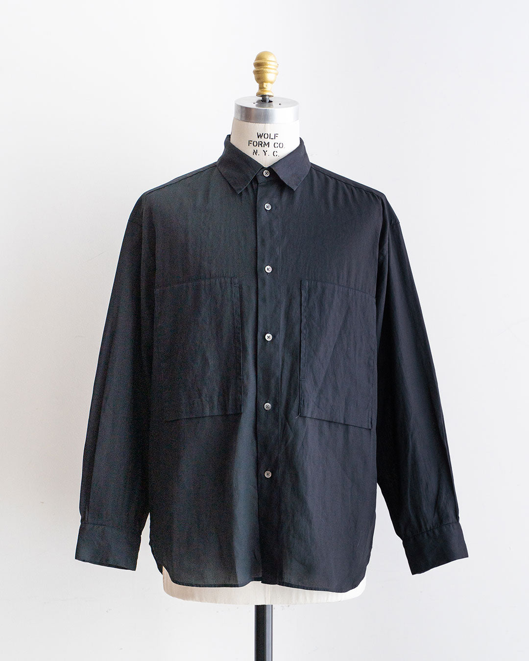【STILL BY HAND】Garment-Dye W Pocket Over Shirts