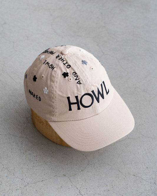 【Oaxaca × City Lights Bookstore】Hand Embroidered Cap 『HOWL』